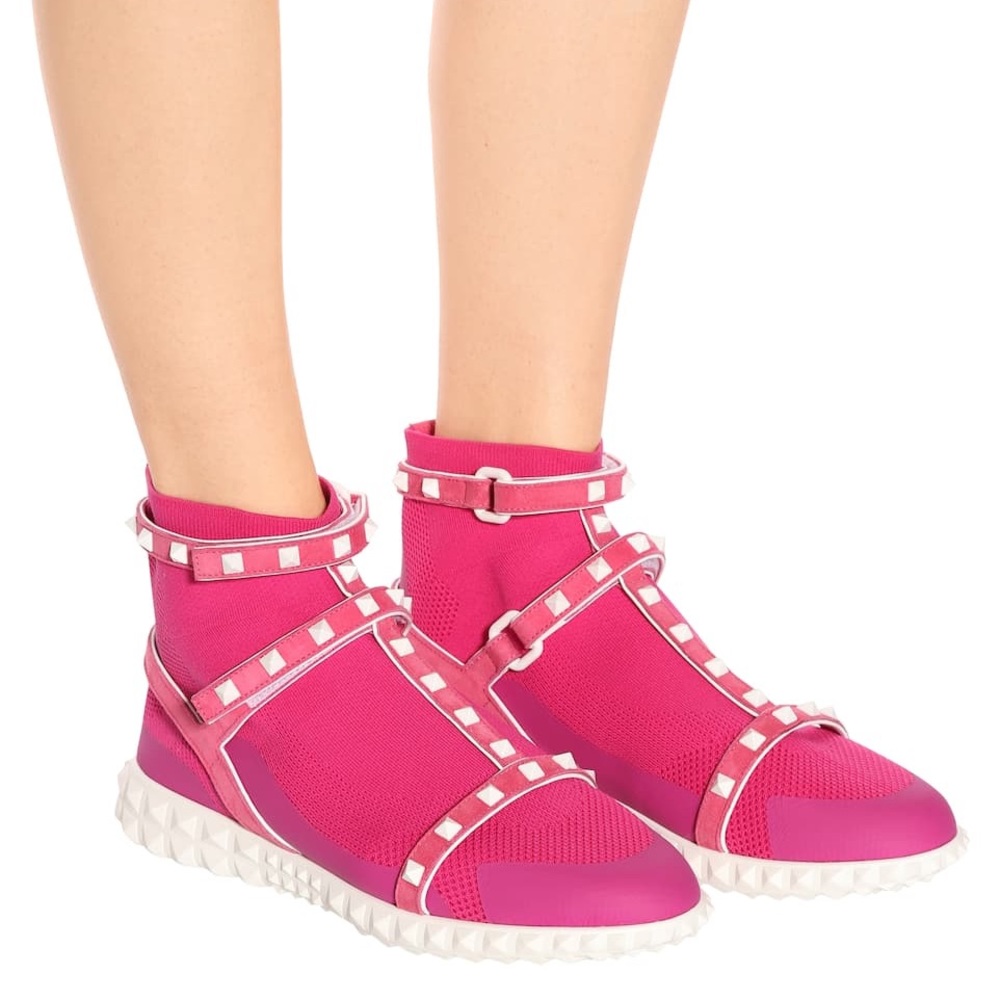 Valentino Rockstud sock sneaker